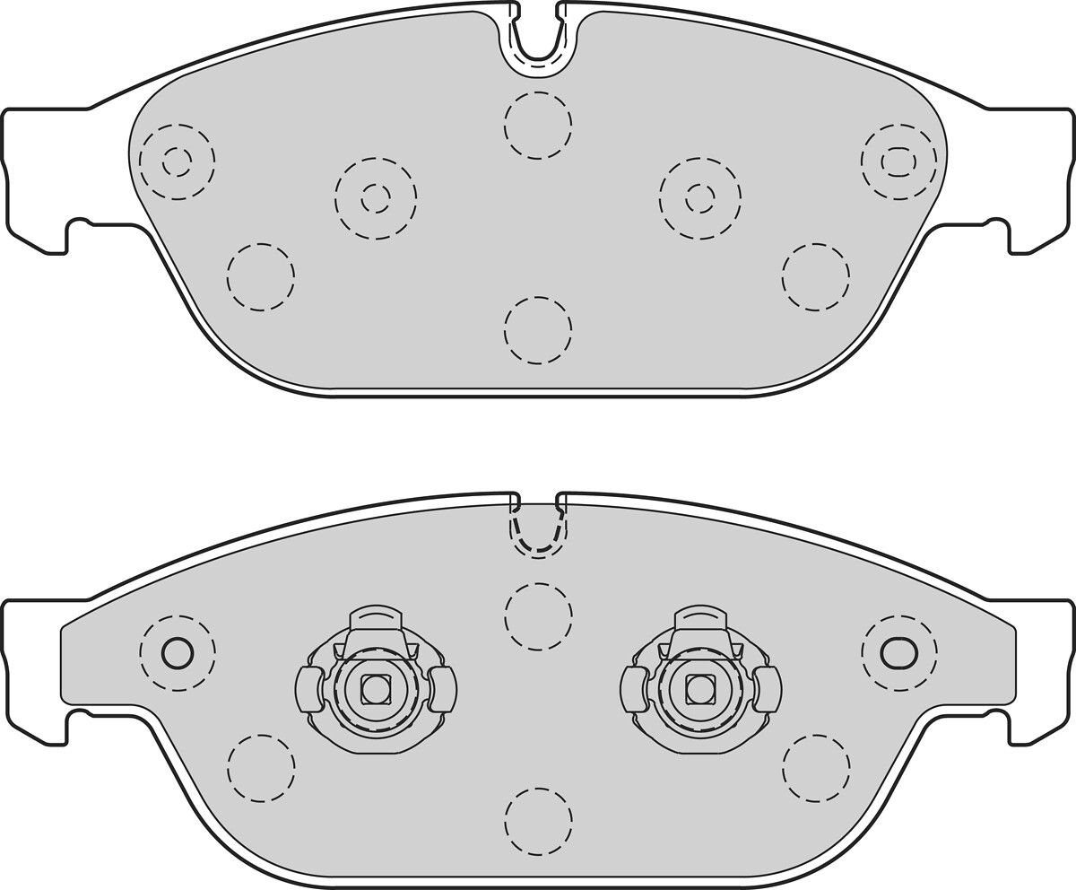 BRAKE PADS FIRST AUDI A6 C7 FR
